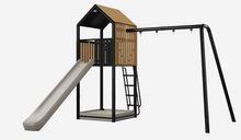 Load image into Gallery viewer, BERG PlayTower — Climbing Frame with Slide & Sandpit
