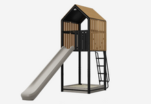 Load image into Gallery viewer, BERG PlayTower — Climbing Frame with Slide & Sandpit