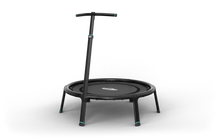 Load image into Gallery viewer, BERG Fitness Rebounder 110 + Stability Bar | Indoor Mini Trampoline with Handlebar