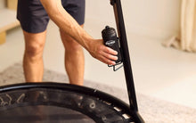 Load image into Gallery viewer, BERG Fitness Rebounder 110 + Stability Bar | Indoor Mini Trampoline with Handlebar