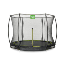 Load image into Gallery viewer, EXIT Silhouette Inground trampoline ø244cm/ 8ft with safety net - black