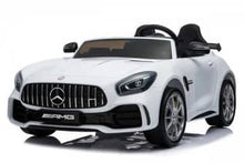 Load image into Gallery viewer, Mercedes GTR AMG 12v, music module, leather seat, rubber EVA tires 2 seater (HL289)