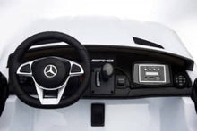 Load image into Gallery viewer, Mercedes GTR AMG 12v, music module, leather seat, rubber EVA tires 2 seater (HL289)