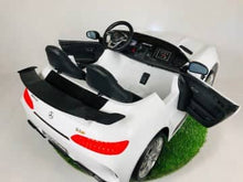 Load image into Gallery viewer, Mercedes GTR AMG 12v, music module, leather seat, rubber EVA tires 2 seater (HL289)