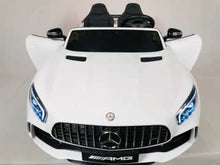 Load image into Gallery viewer, Mercedes GTR AMG 12v, music module, leather seat, rubber EVA tires 2 seater (HL289)
