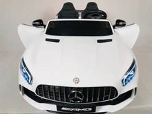 Load image into Gallery viewer, Mercedes GTR AMG 12v, music module, leather seat, rubber EVA tires 2 seater (HL289)