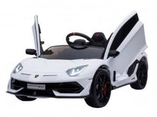 Load image into Gallery viewer, Lamborghini Aventador 12v, music module, leather seat, rubber EVA tires (HL328)