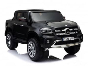 Mercedes X-CLASS, 4X4, 2 seater, 12v, music module, leather seat, rubber EVA tires (XMX606)
