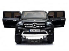Load image into Gallery viewer, Mercedes X-CLASS, 4X4, 2 seater, 12v, music module, leather seat, rubber EVA tires (XMX606)