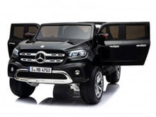 Load image into Gallery viewer, Mercedes X-CLASS, 4X4, 2 seater, 12v, music module, leather seat, rubber EVA tires (XMX606)