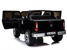 Load image into Gallery viewer, Mercedes X-CLASS, 4X4, 2 seater, 12v, music module, leather seat, rubber EVA tires (XMX606)