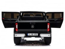 Load image into Gallery viewer, Mercedes X-CLASS, 4X4, 2 seater, 12v, music module, leather seat, rubber EVA tires (XMX606)