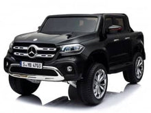 Load image into Gallery viewer, Mercedes X-CLASS, 4X4, 2 seater, 12v, music module, leather seat, rubber EVA tires (XMX606)