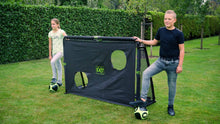 Load image into Gallery viewer, EXIT Maestro steel football goal 180x120cm - black