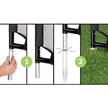 Load image into Gallery viewer, EXIT Maestro steel football goal 180x120cm - black