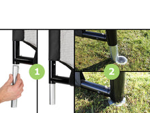 Load image into Gallery viewer, EXIT Forza steel football goal 500x200cm - black