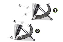 Load image into Gallery viewer, EXIT Kickback football rebounder 124x90cm