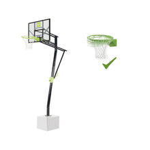 Load image into Gallery viewer, EXIT Galaxy basketball backboard for installing on ground with dunk hoop - green/black