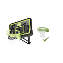 Load image into Gallery viewer, EXIT Galaxy wall-mounted basketball backboard with dunk hoop - black edition