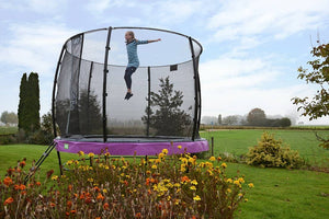 EXIT Elegant Premium trampoline ø366cm with Deluxe safetynet