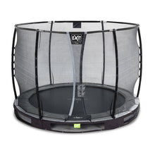 Load image into Gallery viewer, EXIT Elegant Premium ground trampoline ø427cm with Deluxe safety net