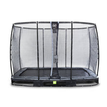 Load image into Gallery viewer, EXIT Elegant Premium ground trampoline 214x366cm with Deluxe safety net