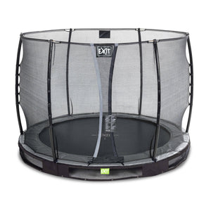 EXIT Elegant ground trampoline ø427cm with Economy safety net