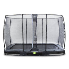 Load image into Gallery viewer, EXIT Elegant Premium Ground Trampoline 244x427cm - Black