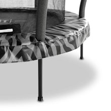 Load image into Gallery viewer, Exit Tiggy Junior Trampoline With Safety Net Ø140cm Black- Grey/Green