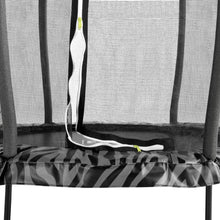 Load image into Gallery viewer, Exit Tiggy Junior Trampoline With Safety Net Ø140cm Black- Grey/Green