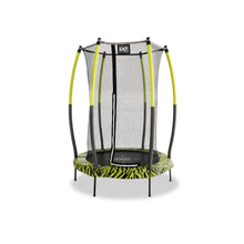 Load image into Gallery viewer, Exit Tiggy Junior Trampoline With Safety Net Ø140cm Black- Grey/Green
