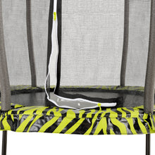 Load image into Gallery viewer, Exit Tiggy Junior Trampoline With Safety Net Ø140cm Black- Grey/Green
