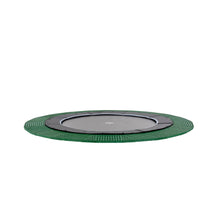 Load image into Gallery viewer, EXIT Dynamic ground level trampoline ø305cm/366cm/427cm with Freezone safety tiles - black