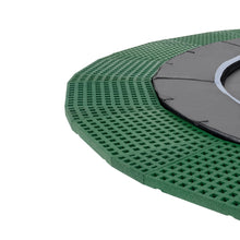Load image into Gallery viewer, EXIT Dynamic ground level trampoline ø305cm/366cm/427cm with Freezone safety tiles - black