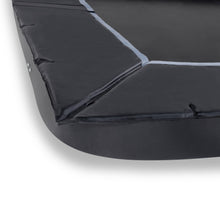 Load image into Gallery viewer, EXIT Dynamic ground level trampoline with safety net - black