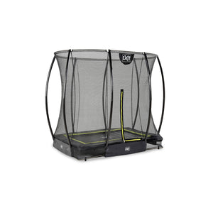 EXIT Silhouette ground trampoline 153x214cm, 214x305cm, 244x366cm with safety net