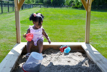 Load image into Gallery viewer, EXIT Crooky 750 wooden playhouse - grey-beige