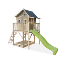 Load image into Gallery viewer, EXIT Crooky 750 wooden playhouse - grey-beige