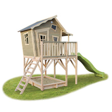 Load image into Gallery viewer, EXIT Crooky 750 wooden playhouse - grey-beige
