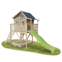 Load image into Gallery viewer, EXIT Crooky 750 wooden playhouse - grey-beige