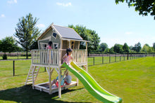Load image into Gallery viewer, EXIT Crooky 750 wooden playhouse - grey-beige
