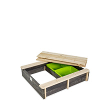 Load image into Gallery viewer, EXIT Aksent wooden sandpit 94x77cm, 136x132cm