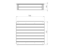 Load image into Gallery viewer, EXIT Aksent wooden sandpit 94x77cm, 136x132cm