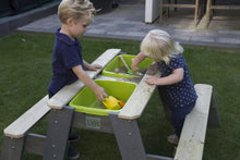 Load image into Gallery viewer, EXIT Aksent sand & water and picnic table (2 benches)
