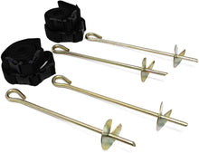 Load image into Gallery viewer, Trampoline Anchors - 4 Pack with Straps