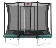 Load image into Gallery viewer, Berg Ultim Favorit Trampoline - Regular Small Garden Trampoline (9,2 x 6,2ft)
