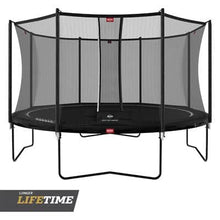 Load image into Gallery viewer, BERG Favorit Trampoline Regular - 14ft Black
