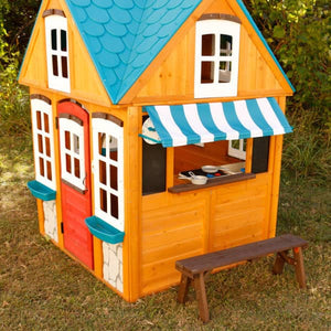 Seaside Cottage Outdoor Wooden Playhouse