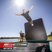 Load image into Gallery viewer, BERG Ultim Champion FlatGround Trampolines + AeroWall BLK&GRY