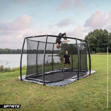 Load image into Gallery viewer, BERG Ultim Pro Bouncer FlatGround Trampolines 500 + Safety Net DLX XL